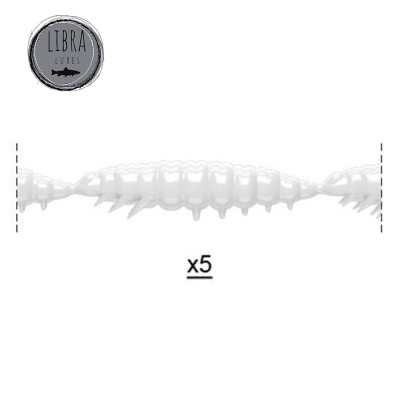 Libra Larva Multi 12.5cm - 001 - white / Cheese