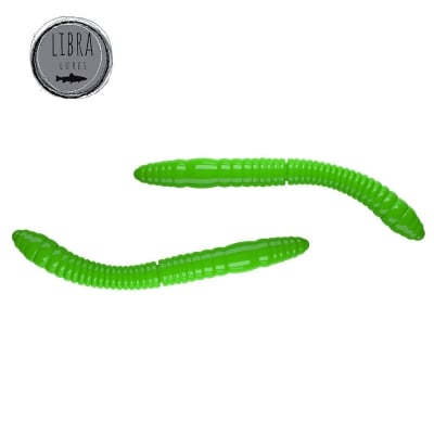 Libra Fatty D Worm Tournament 55 - 026 - hot apple green limited edition  / Cheese