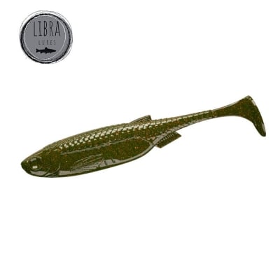 Libra Kraken Shad 2'' - 032 - Motor Oil Green