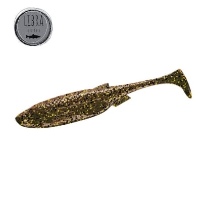 Libra Kraken Shad 2'' - 033 - Motor Oil Brown