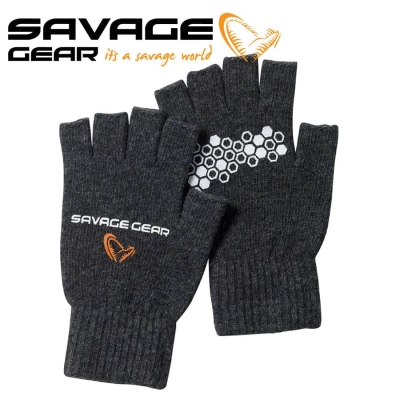 Savage Gear Knitted Half Finger Glove