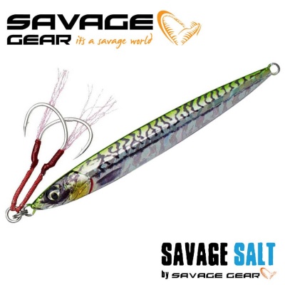 SG 3D Slim Jig Minnow 60g 12.5cm Green Mackerel PHP