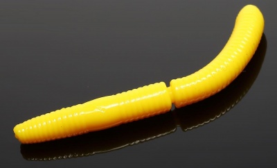 Libra Fatty D Worm 65 - 007 - yellow / Cheese