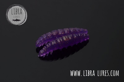 Libra Larva 45 - 020 - purple with glitter / Cheese