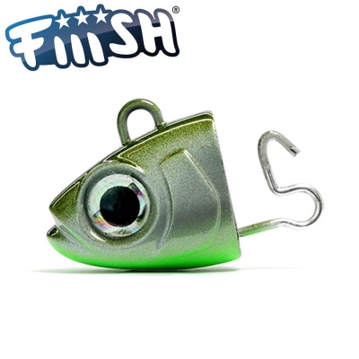 Fiiish Black Minnow No1 Jig Head 3.5g Zincky - Zincky Khaki - UV