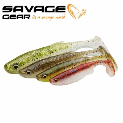 Savage Gear Fat Minnow T-Tail 9cm Mix 5pcs Set of soft lures