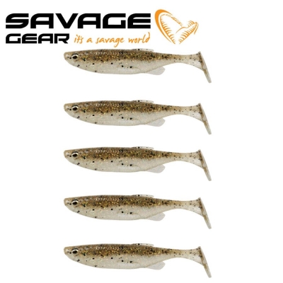 SG Fat Minnow T-Tail 7.5cm 5g Holo Baitfish 5pcs
