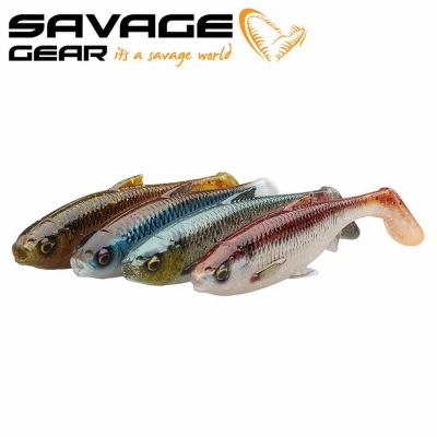 Savage Gear 3D River Roach 12cm Mix 4pcs Set of soft lures