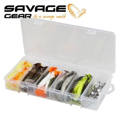 Savage Gear Cannibal Shad Mix 6.8cm 3g+5g #1/0 4+4pcs Soft Baits COLORS