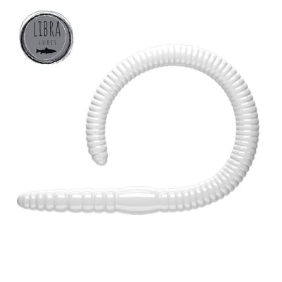 Libra Flex Worm 95 - 004 - silver pearl / Cheese