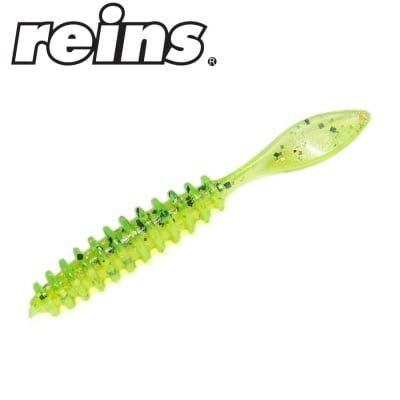 Reins Aji Ringer Beaver 45mm - CT01 Chartreuse Baitfish 12pcs