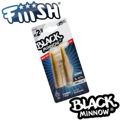 Fiiish Black Minnow No2.5 Combo – 10.5 cm, 8g Soft Lure