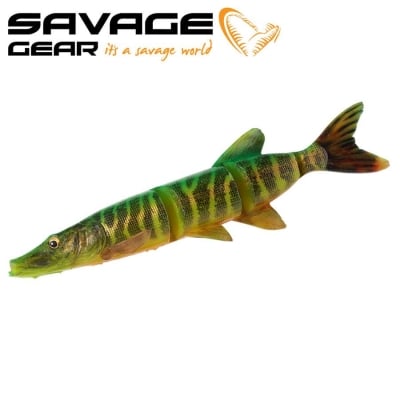 SG 4D Line Thru Pike 25cm 105g Slow Sink Firetiger