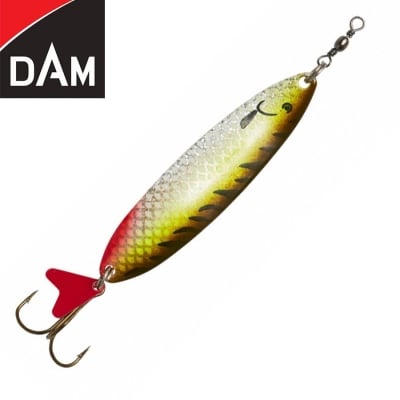 Dam Effzett Slim Standard Spoon 6.5cm 16g Sinking Olive/Chartreuse UV