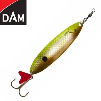 Dam Effzett Slim Standard Spoon 6.5cm 16g Sinking Olive/Silver UV