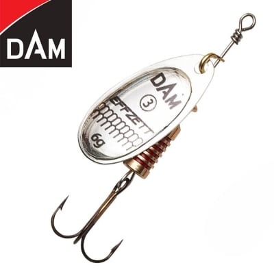 Dam Effzett Standard Spinner #1 3g Sinking Silver