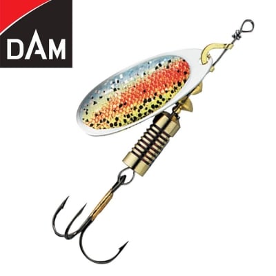 Dam Effzett Nature 3D Spinner #3 6g Sinking Rainbow Trout