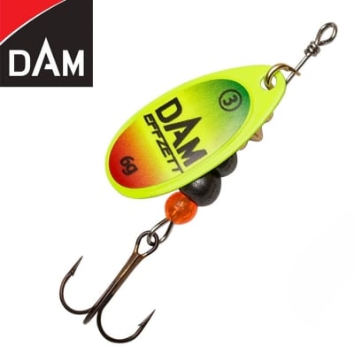 Dam Effzett Fluo Spinner #1 3g Sinking Trio