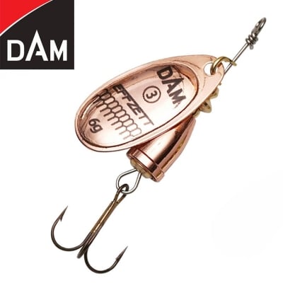 Dam Effzett Executor Spinner #2 4g Sinking Copper