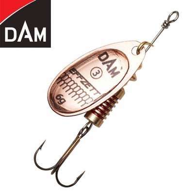 Dam Effzett Standard Spinner #3 6g Sinking Copper