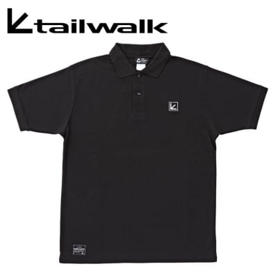 Tailwalk Kanoko Polo-Shirt Type-01 Black T-shirt with collar