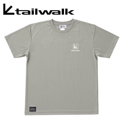 Tailwalk Dry Short Sleeve T-Shirt Type-01 Grey T-Shirt