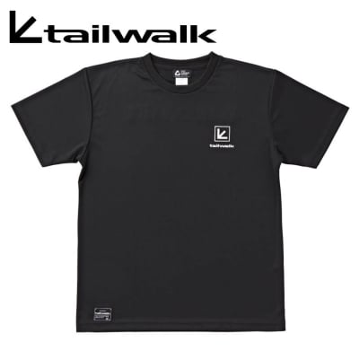 Tailwalk Dry Short Sleeve T-Shirt Type-01 Black T-Shirt
