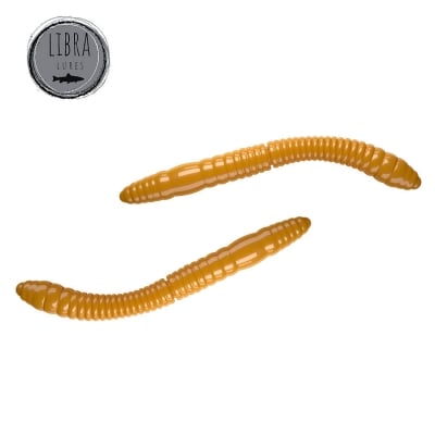 Libra Fatty D Worm Tournament 55 - 008 - dark yellow / Cheese