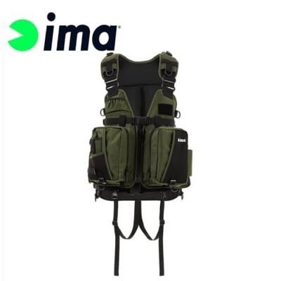 Ima Original Floating Vest X-0 III #T-LJ009 Gyokuro Green