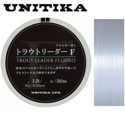 Unitika Trout Leader Fluoro 30 m Fluorocarbon
