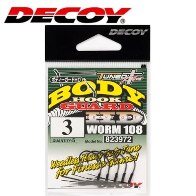 Decoy Worm 108 Body Guard HD Hook Single hook with guard