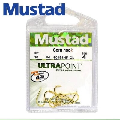 Mustad Corn Hook 60151NP-GL Hooks