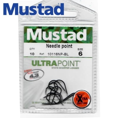 Mustad Chinu Hook 10116NP-BL Hooks