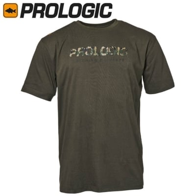 Prologic Camo Letter T-Shirt Olive Green