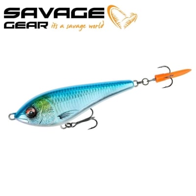 SG Deviator Swim 10.5cm 35g Slow Sinking Blue Chrome