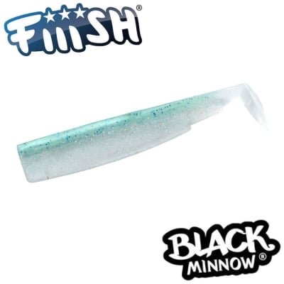 Fiiish Black Minnow No2.5 - Green Glitter