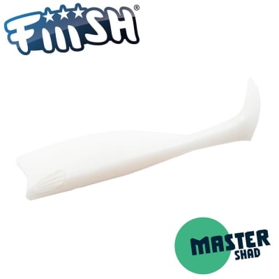 Fiiish Master Shad No4 - White Coco
