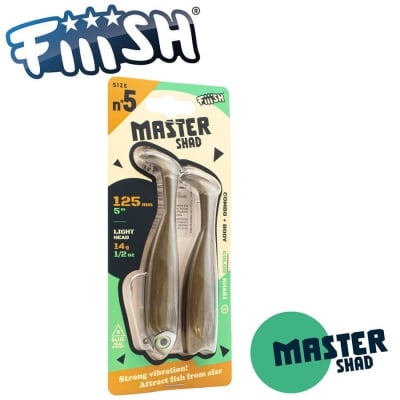 Fiiish Master Shad No5 Combo - 12.5cm, 14g Soft lure