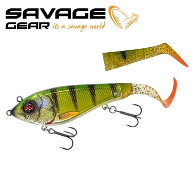 SG Deviator Tail 16cm 48g SS Chrome Perch