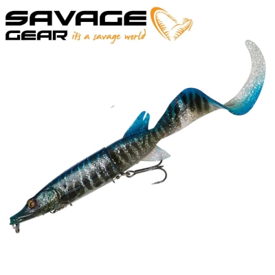 SG 3D Hybrid Pike 17cm 47g Slow Sink Blue Silver UV