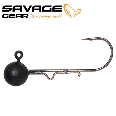 Savage Gear Tungsten Ball Jighead 2.0g Matt Black 3pcs Jig head