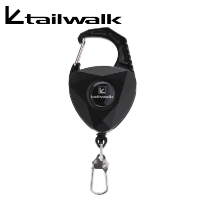 Tailwalk Pin On Reel Type-02 Black Retractor