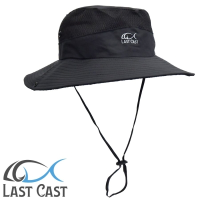 Last Cast Adventure Hat Black