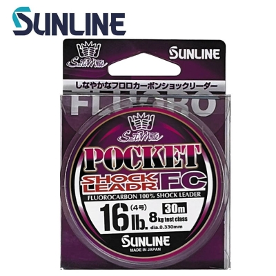 Sunline Pocket Shock Leader FC Fluorocarbon