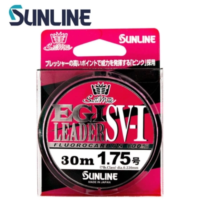 Sunline Egi Leader SV-1 Pink 30m Fluorocarbon