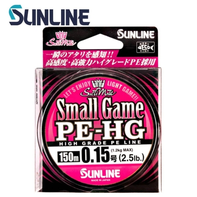 Sunline Small Game PE-HG Sakura Pink 150m Braided line