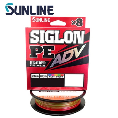 Sunline Siglon PE ADV X8 Multi Color 300m Braided line