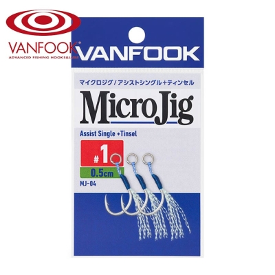 Vanfook Micro Jig Assist Single MJ-04 Assist hooks