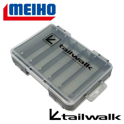 Meiho | Tailwalk Reversible D-86 Clear & Smoke Black 20.5x14.7x2.8cm