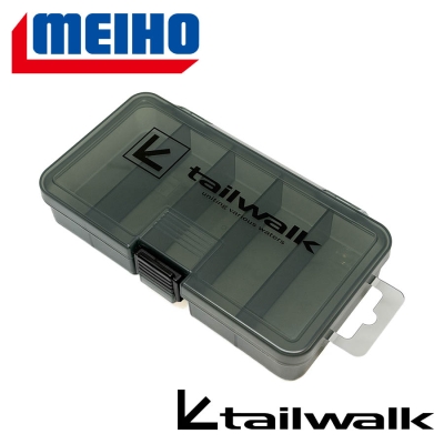 Meiho | Tailwalk SFC Lure Case L Smoke Black 18.6x10.3x3.4cm 